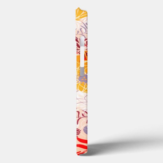 gekleurde abstract bloemen Case-Mate iPhone case (Achterkant / Links)