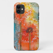 gekleurde andelion Case-Mate iPhone case (Achterkant)