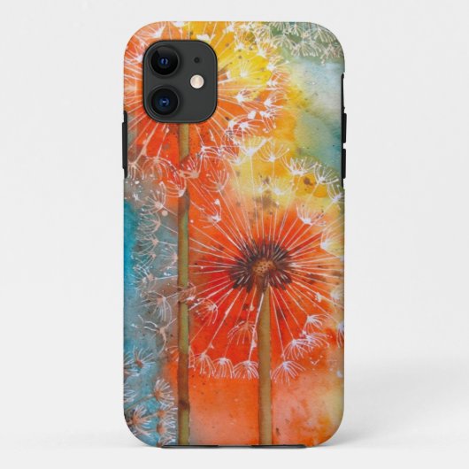 gekleurde andelion Case-Mate iPhone case (Achterkant)