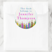 Gekleurde Art Pencil Sticker Terug naar School Cus (Tas)