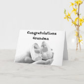 Gekleurde Baby schoenen Kaart (Gele Bloem)