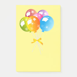  gekleurde ballonnen post-it® notes
