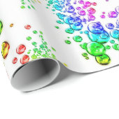gekleurde bellen cadeaupapier (Rol Hoek)