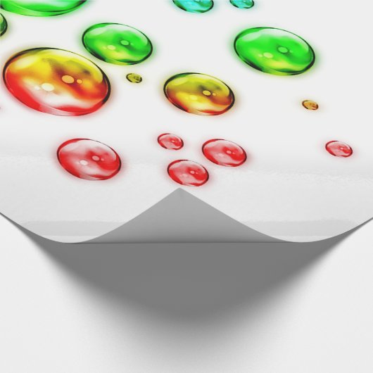 gekleurde bellen cadeaupapier (Hoek)