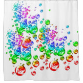 gekleurde bellen douchegordijn (Voorkant)