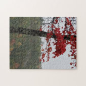 Gekleurde bladeren Het is herfst Legpuzzel (Horizontaal)