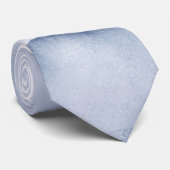 Gekleurde blauwe benzine stropdas (Opgerold)