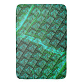 Gekleurde blauwe ogen, gekrabd, wazig afbeelding badmat (Voorkant Verticaal)