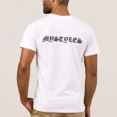 gekleurde blikken T-shirt (Achterkant)