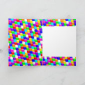 Gekleurde blokjes kaart (Binnen)