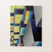 Gekleurde blokjes legpuzzel (Verticaal)