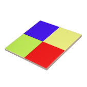 gekleurde blokkunst tegeltje (Zijkant)