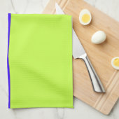 gekleurde blokkunst theedoek (Quarter Fold)