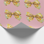 Gekleurde boog inpakpapier Flat Sheet Set van 3 (Hoek)