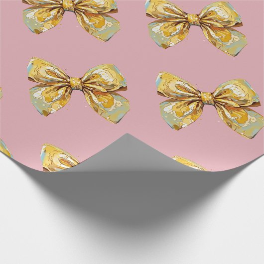 Gekleurde boog inpakpapier Flat Sheet Set van 3 (Hoek)