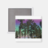 Gekleurde boommagneet magneet (Voorkant / Achterkant)