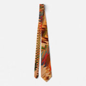 gekleurde breuk met zigzag- of golfeffect stropdas (Achterkant)