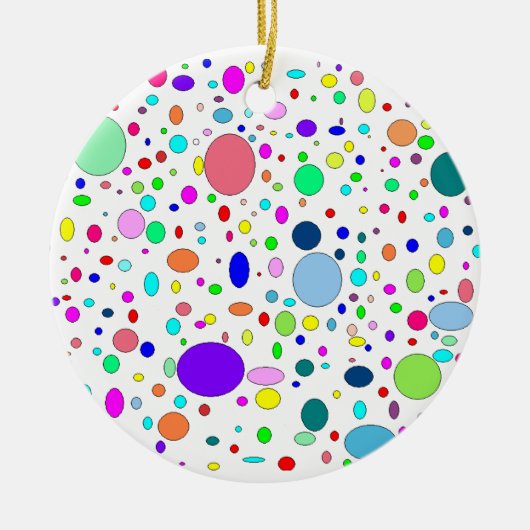 Gekleurde bubbels, Ornament (Voorkant)