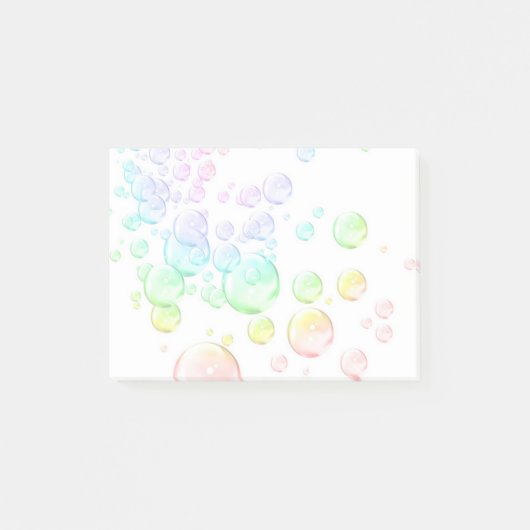 gekleurde bubbels post-it® notes (Voorkant)