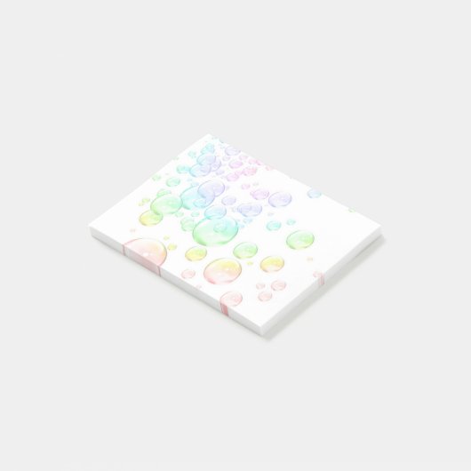 gekleurde bubbels post-it® notes (Schuin)