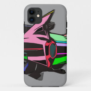gekleurde cadillac Case-Mate iPhone case
