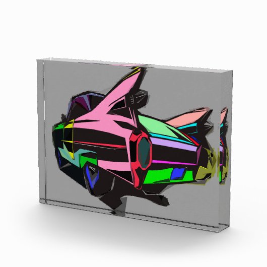 gekleurde cadillac fotoblokken (Rechts)