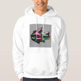 gekleurde cadillac hoodie