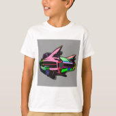 gekleurde cadillac t-shirt (Voorkant)