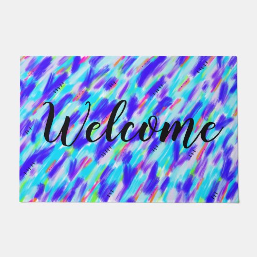 Gekleurde Chaos Deurmat (Voorkant)