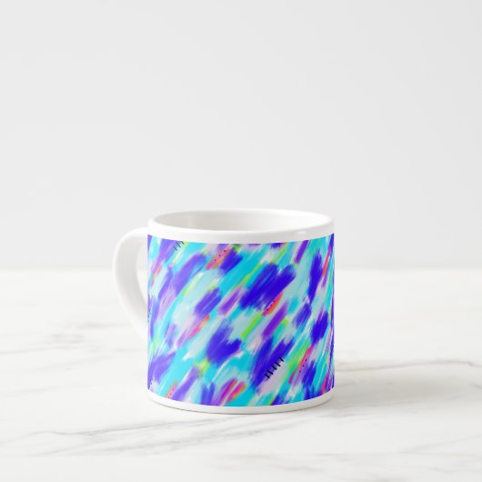 Gekleurde Chaos Espresso Cup Kop (Links)