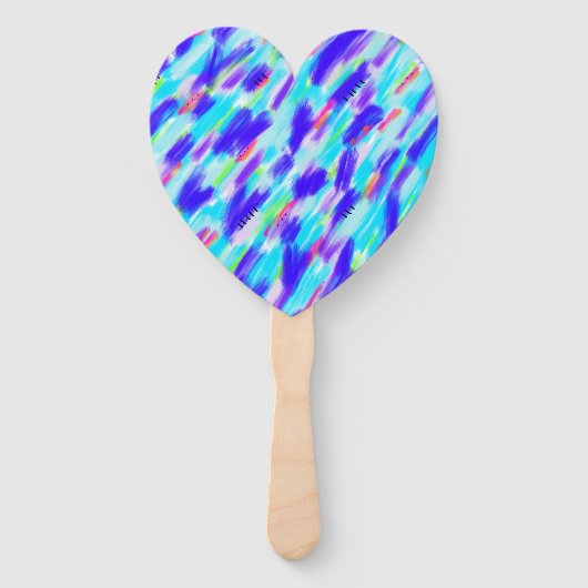 Gekleurde Chaos Hand Fan Handwaaier (Voorkant)