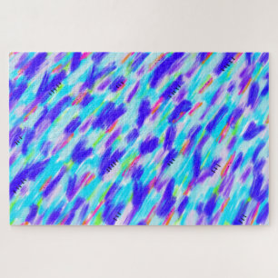 Gekleurde Chaos Jigsaw Puzzel