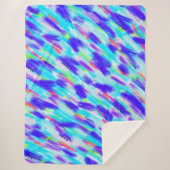 Gekleurde Chaos Sherpa Deken (Voorkant)