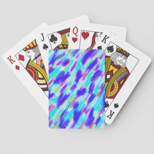 Gekleurde Chaos Speelkaarten (Achterkant)