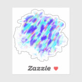 Gekleurde Chaos Sticker (Vel)
