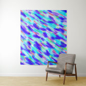 Gekleurde Chaos Tapestry Wandkleed (In situ)