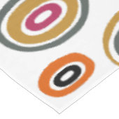 gekleurde cirkels, geometrische abstracte kunst tafelkleed (Gekanteld)