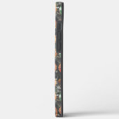 gekleurde cirkels met een donkere textuur Case-Mate iPhone case (Achterkant / Links)