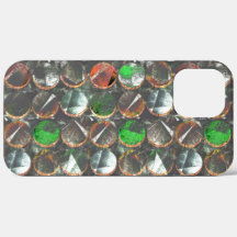 gekleurde cirkels met een donkere textuur