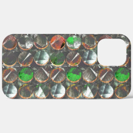 gekleurde cirkels met een donkere textuur Case-Mate iPhone case