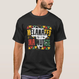 Gekleurde CNA-verpleegster Zwarte Geschiedenis Maa T-shirt