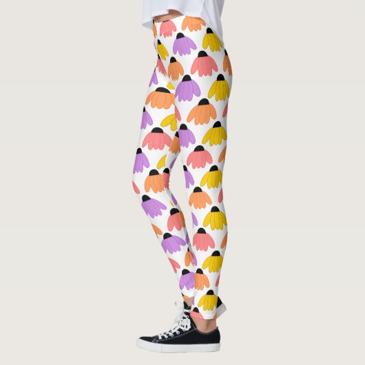 Gekleurde Coneflowers Leggings (Links)