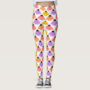 Gekleurde Coneflowers Leggings