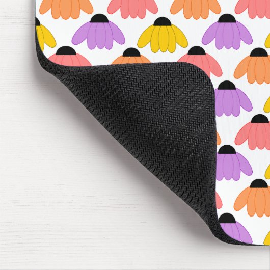 Gekleurde Coneflowers Muismat (Hoek)