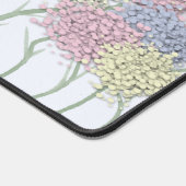 gekleurde deegbloemen bureaumat (Hoek)