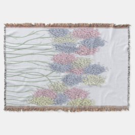 gekleurde deegbloemen deken