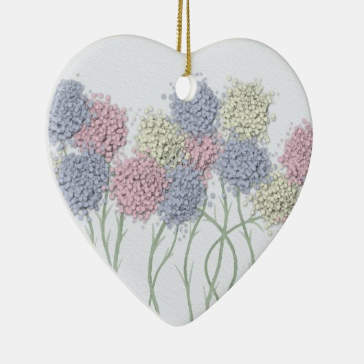 gekleurde deegbloemen keramisch ornament (Rechts)