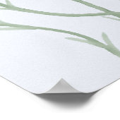  gekleurde deegbloemen poster (Hoek)