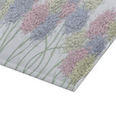  gekleurde deegbloemen snijplank (Hoek)