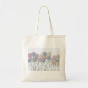  gekleurde deegbloemen tote bag